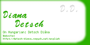 diana detsch business card